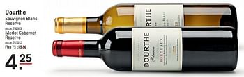 Aanbiedingen Dourthe sauvignon blanc reserve - Witte wijnen - Geldig van 08/10/2015 tot 26/10/2015 bij Sligro