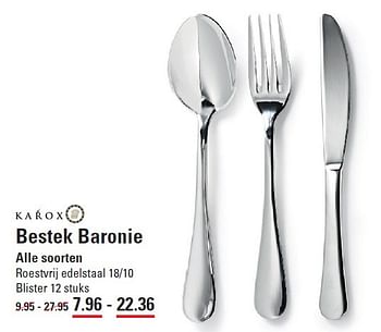 Aanbiedingen Bestek baronie - KAROX - Geldig van 08/10/2015 tot 26/10/2015 bij Sligro