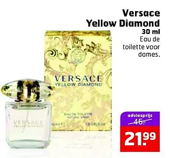 Aanbiedingen Versace yellow diamond - Versace - Geldig van 13/10/2015 tot 25/10/2015 bij Trekpleister