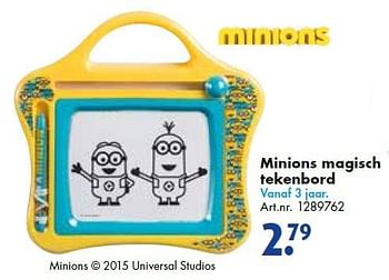 Aanbiedingen Minions magisch tekenbord - Minions - Geldig van 19/09/2015 tot 05/12/2015 bij Bart Smit