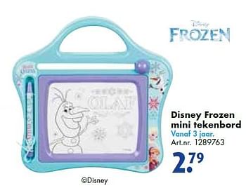 Aanbiedingen Disney frozen mini tekenbord - Disney  Frozen - Geldig van 19/09/2015 tot 05/12/2015 bij Bart Smit
