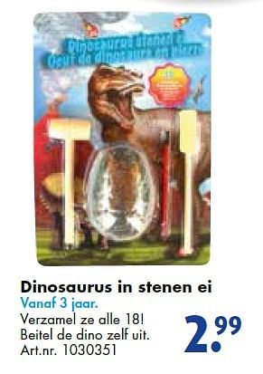 Aanbiedingen Dinosaurus in stenen ei - Huismerk - Bart Smit - Geldig van 19/09/2015 tot 05/12/2015 bij Bart Smit