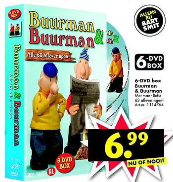 Aanbiedingen 6-dvd box buurman + buurman - Huismerk - Bart Smit - Geldig van 26/09/2015 tot 06/12/2015 bij Bart Smit