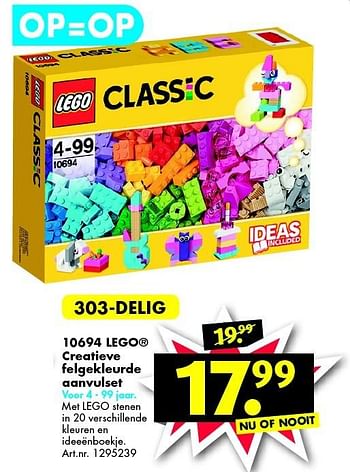 Aanbiedingen 10694 lego creatieve felgekleurde aanvulset - Lego - Geldig van 26/09/2015 tot 06/12/2015 bij Bart Smit