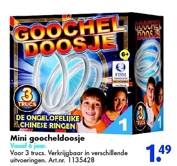 Aanbiedingen Mini goocheldoosje - Huismerk - Bart Smit - Geldig van 26/09/2015 tot 06/12/2015 bij Bart Smit