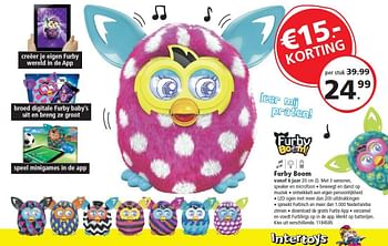 Aanbiedingen Furby boom - Furby - Geldig van 21/09/2015 tot 09/12/2015 bij Intertoys