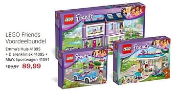 Aanbiedingen Lego friends voordeelbundel - Lego - Geldig van 16/10/2015 tot 05/11/2015 bij Bol