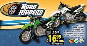 Aanbiedingen Road rippers wheelie bike - Road Rippers - Geldig van 24/10/2015 tot 06/12/2015 bij ToyChamp