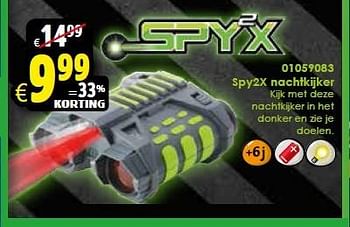Aanbiedingen Spy2x nachtkijker - Spy2x - Geldig van 24/10/2015 tot 06/12/2015 bij ToyChamp