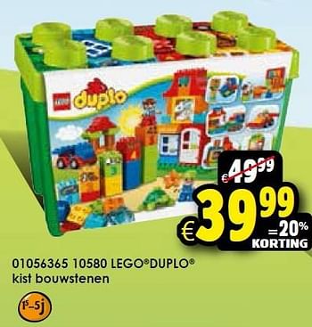 Aanbiedingen Legoduplo kist bouwstenen - Lego - Geldig van 24/10/2015 tot 06/12/2015 bij ToyChamp