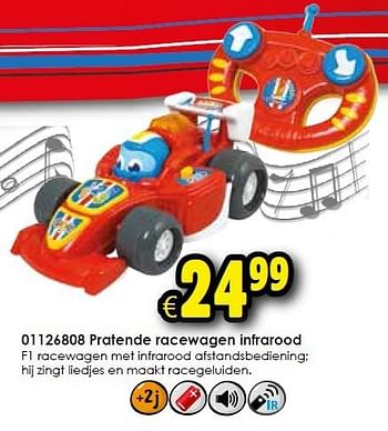 Aanbiedingen Pratende racewagen infrarood - Clementoni - Geldig van 24/10/2015 tot 06/12/2015 bij ToyChamp