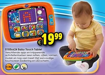 Aanbiedingen Baby touch tablet - Vtech - Geldig van 24/10/2015 tot 06/12/2015 bij ToyChamp