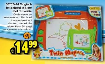Aanbiedingen Magisch tekenbord in kleur met reisversie - Tomy - Geldig van 24/10/2015 tot 06/12/2015 bij ToyChamp
