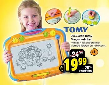 Aanbiedingen Tomy megasketcher - Tomy - Geldig van 24/10/2015 tot 06/12/2015 bij ToyChamp