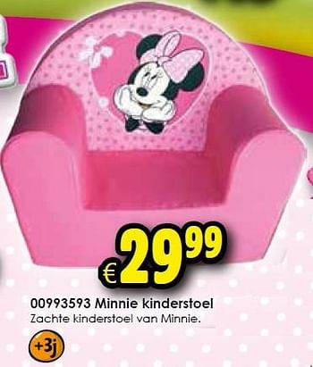 Aanbiedingen Minnie kinderstoel - Minnie Bow-Tique - Geldig van 24/10/2015 tot 06/12/2015 bij ToyChamp