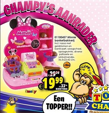 Aanbiedingen Minnie banketbakkerij - Minnie Bow-Tique - Geldig van 24/10/2015 tot 06/12/2015 bij ToyChamp