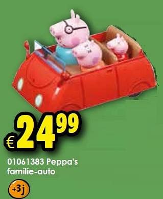 Aanbiedingen Peppa`s familie-auto - Peppa  Pig - Geldig van 24/10/2015 tot 06/12/2015 bij ToyChamp