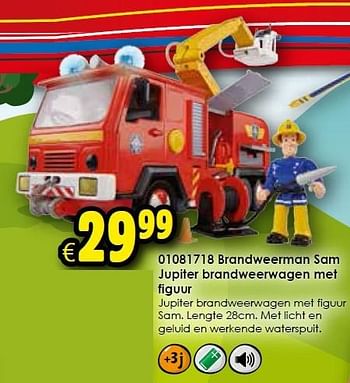 Aanbiedingen Brandweerman sam jupiter brandweerwagen met figuur - remote_pf_nl.BRANDweerman Sam - Geldig van 24/10/2015 tot 06/12/2015 bij ToyChamp