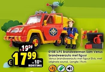 Aanbiedingen Brandweerman sam venus brandweerauto met figuur - remote_pf_nl.BRANDweerman Sam - Geldig van 24/10/2015 tot 06/12/2015 bij ToyChamp