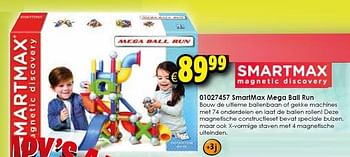 Aanbiedingen Smartmax mega ball run - Smartmax - Geldig van 24/10/2015 tot 06/12/2015 bij ToyChamp