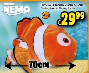 Aanbiedingen Nemo 70cm pluche - Huismerk - Toychamp - Geldig van 24/10/2015 tot 06/12/2015 bij ToyChamp