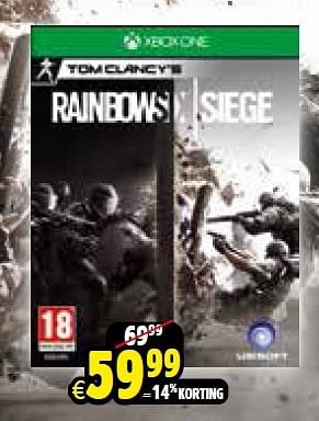 Aanbiedingen Rainbow six siege - Ubisoft - Geldig van 24/10/2015 tot 06/12/2015 bij ToyChamp