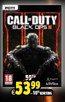 Aanbiedingen Call of duty black ops lll - Activision - Geldig van 24/10/2015 tot 06/12/2015 bij ToyChamp