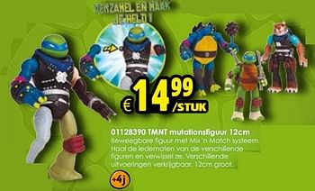Aanbiedingen Tmnt mutationsfiguur - Ninja Turtles - Geldig van 24/10/2015 tot 06/12/2015 bij ToyChamp