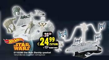 Aanbiedingen Star wars starship speelset - Star Wars - Geldig van 24/10/2015 tot 06/12/2015 bij ToyChamp