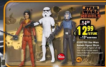 Aanbiedingen Star wars rebels figuur - Star Wars - Geldig van 24/10/2015 tot 06/12/2015 bij ToyChamp