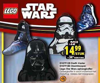 Aanbiedingen Stormtrooper lego star wars opbergkoffer - Lego - Geldig van 24/10/2015 tot 06/12/2015 bij ToyChamp