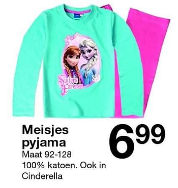 Aanbiedingen Meisjes pyjama - Huismerk - Zeeman  - Geldig van 24/10/2015 tot 31/10/2015 bij Zeeman
