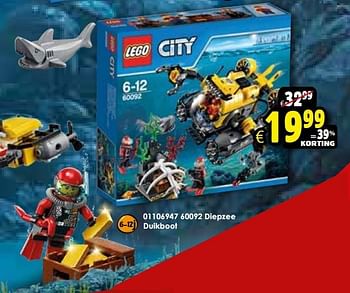 Aanbiedingen Diepzee duikboot - Lego - Geldig van 24/10/2015 tot 06/12/2015 bij ToyChamp