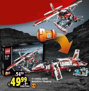 Aanbiedingen Brandblus vliegtuig - Lego - Geldig van 24/10/2015 tot 06/12/2015 bij ToyChamp