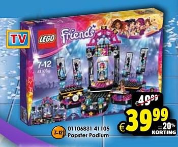 Aanbiedingen Popster podium - Lego - Geldig van 24/10/2015 tot 06/12/2015 bij ToyChamp
