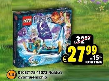 Aanbiedingen Naida`s avonturenschip - Lego - Geldig van 24/10/2015 tot 06/12/2015 bij ToyChamp