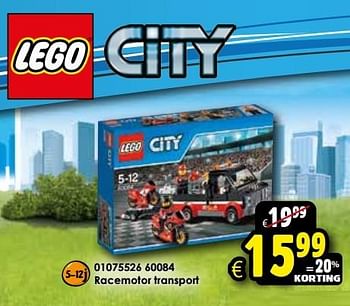 Aanbiedingen Racemotor transport - Lego - Geldig van 24/10/2015 tot 06/12/2015 bij ToyChamp