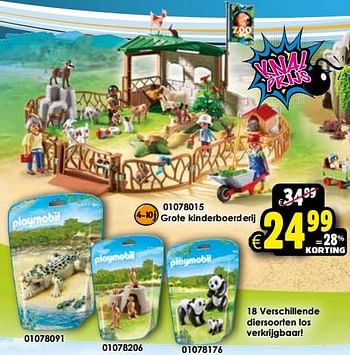 Aanbiedingen Grote kinderboerderij - Playmobil - Geldig van 24/10/2015 tot 06/12/2015 bij ToyChamp