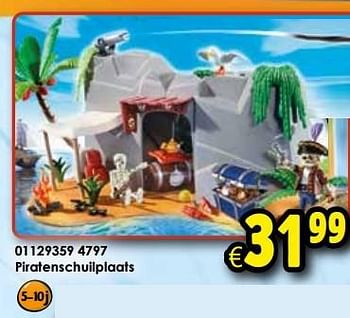 Aanbiedingen Piratenschuilplaats - Playmobil - Geldig van 24/10/2015 tot 06/12/2015 bij ToyChamp