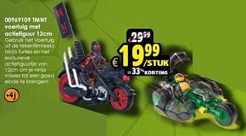 Aanbiedingen Tmnt voertuig met actiefiguur - Ninja Turtles - Geldig van 24/10/2015 tot 06/12/2015 bij ToyChamp