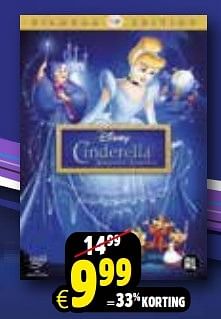 Aanbiedingen Cinderella - Disney - Geldig van 24/10/2015 tot 06/12/2015 bij ToyChamp