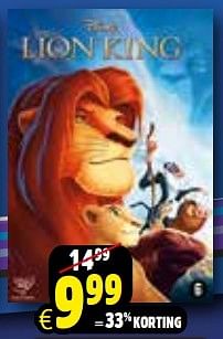 Aanbiedingen The lion king - Disney - Geldig van 24/10/2015 tot 06/12/2015 bij ToyChamp