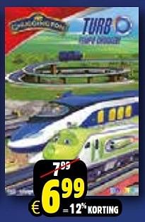 Aanbiedingen Chuggington - turbo tempo chugger - Huismerk - Toychamp - Geldig van 24/10/2015 tot 06/12/2015 bij ToyChamp