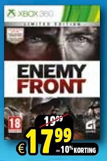 Aanbiedingen Enemy front - CI Games - Geldig van 24/10/2015 tot 06/12/2015 bij ToyChamp