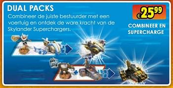 Aanbiedingen Skylanders superchargers dual packs - Activision - Geldig van 24/10/2015 tot 06/12/2015 bij ToyChamp