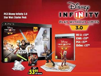 Aanbiedingen Xbone disney infinity 3.0 star wars starter pack - Disney Interactive - Geldig van 24/10/2015 tot 06/12/2015 bij ToyChamp