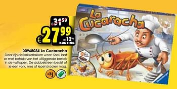 Aanbiedingen La cucaracha - Ravensburger - Geldig van 24/10/2015 tot 06/12/2015 bij ToyChamp