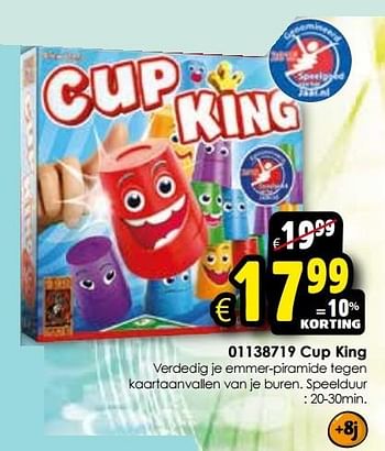 Aanbiedingen Cup king - 999games - Geldig van 24/10/2015 tot 06/12/2015 bij ToyChamp