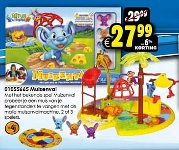 Aanbiedingen Muizenval - Hasbro - Geldig van 24/10/2015 tot 06/12/2015 bij ToyChamp