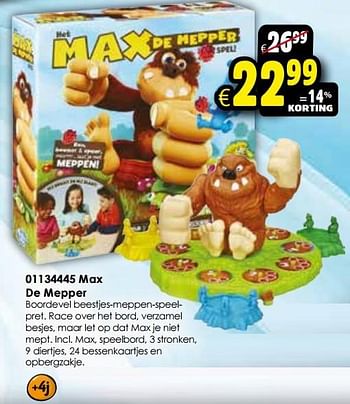 Aanbiedingen Max de mepper - Hasbro - Geldig van 24/10/2015 tot 06/12/2015 bij ToyChamp